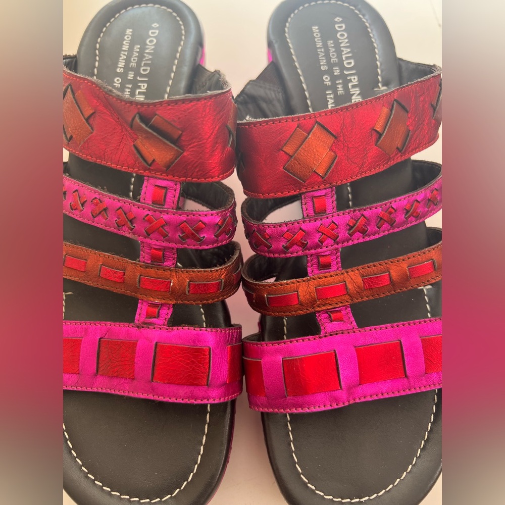 Donald Pliner Colorful Women's Wedge Sandals - Picture 5 of 10